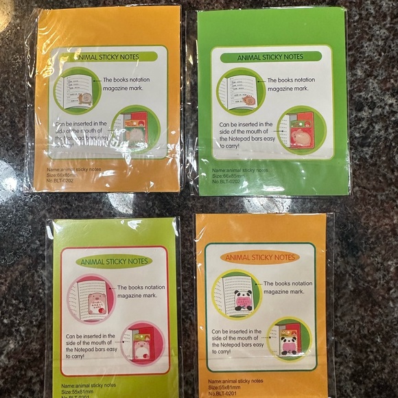 NWT Animal sticky notes - Picture 6 of 6